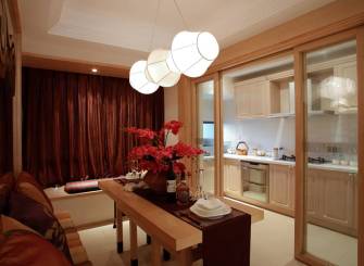 130m²二居室东南亚风格餐厅吊顶装修图片,东南亚风格餐桌图片