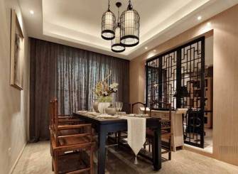 多样式餐厅实木家具图片