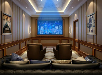 新古典现代欧式风格大户型公寓客厅设计图赏