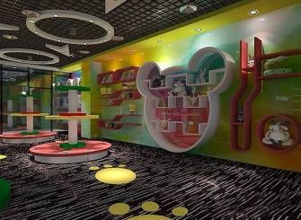 简约风格玩具店创意收纳装修效果图