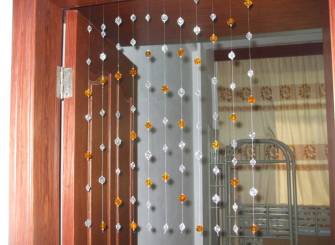简约风格珠帘图片