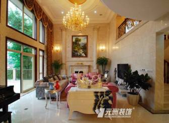 欧式风格别墅客厅吊顶装修图片,欧式风格沙发图片