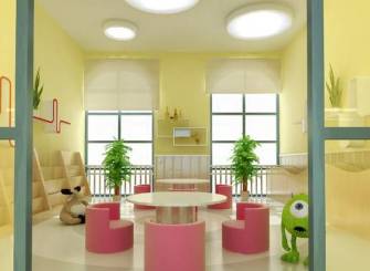 现代风格幼儿园教室布置效果图-现代风格家居摆件图片