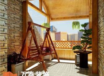 简欧风格阁楼阳台效果图