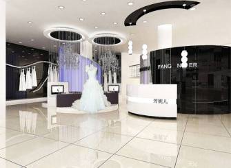 现代风格婚纱店吊顶装修效果图-现代风格吊灯图片