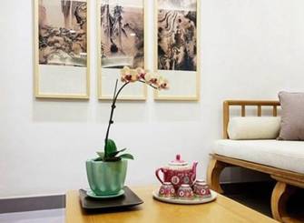 简约风格实木茶几图片