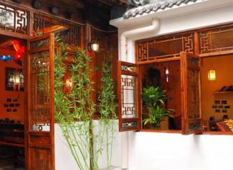 中式风格火锅店装修图片-中式风格吊灯图片