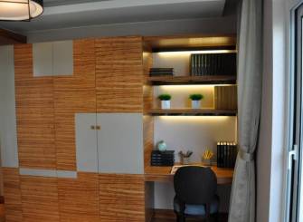 144m²大户型现代风格书房装修效果图－现代风格书房家具图片