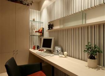 85㎡二居室现代风格工作台装修效果图