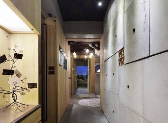 简洁原木风办公室设计