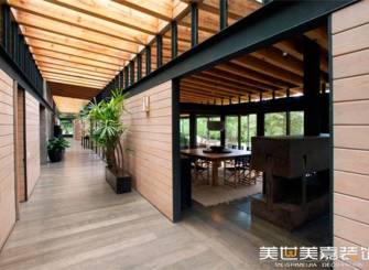 日式风格走廊装修效果图