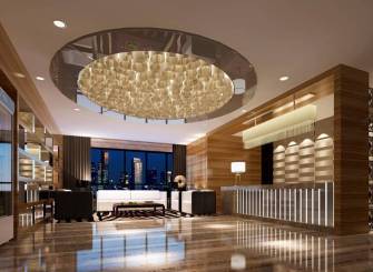 简约风格酒店大堂装修效果图-简约风格沙发图片