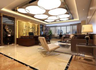 80m²二居室现代风格书房装修效果图-现代风格吊顶图片 