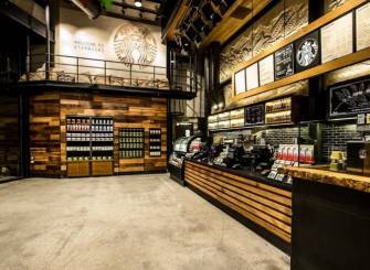 东南亚风格咖啡店服务台装修效果图