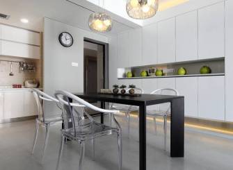 现代简约风格餐厅家具图片