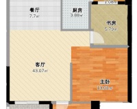 北景园·三室两厅  美式  半包7.3万