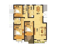 国联恒园·三室两厅  简约  半包10万