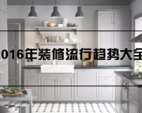 2016年装修趋势解读，你跟上潮流了吗？