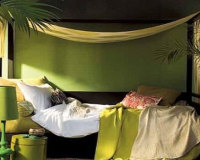 8个田园风格卧室案例!看热带树林驻扎卧房