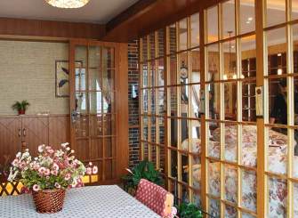 田园风餐厅装修效果图