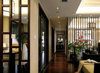 新古典风格白色清新过道装修布置
