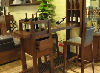 混搭风格酒柜装修图