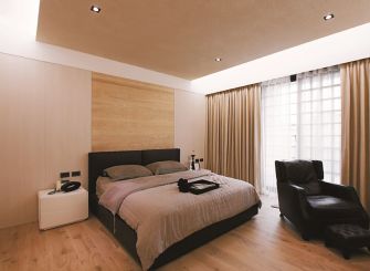 现代橙色窗帘装饰案例