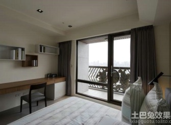 灰色窗帘装潢