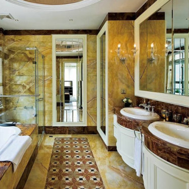 东南亚大理石浴室柜设计