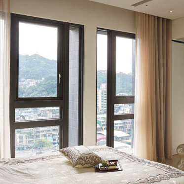 混搭素色窗户实景