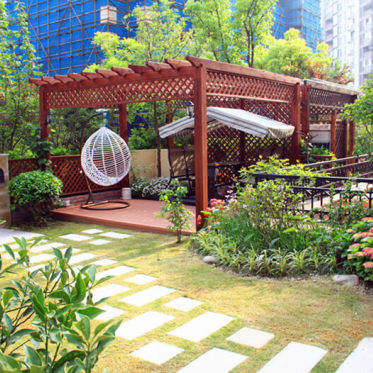 葱郁现代花园设计