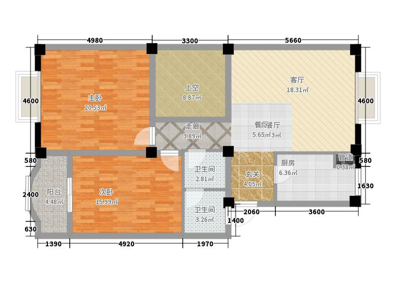 日式风，本来想着会不会不太适合大户型。后来发现其实用日式软装也能有同样的效果，就尝试用日式家居了。