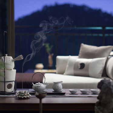 新中式韵味茶室设计